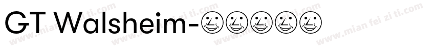 GT Walsheim字体转换